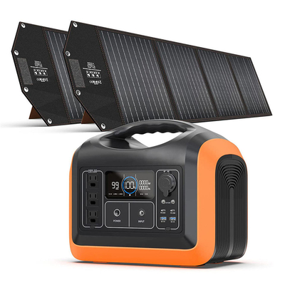 태양전지 휴대전력 발전소 600W 595.2Wh 야외 캠핑 여행 사냥 전력 차단