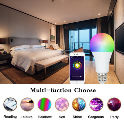 2835SMD LED 칩 Wi-Fi RGB LED 전구 Tuya 앱 제어 및 디밍 기능