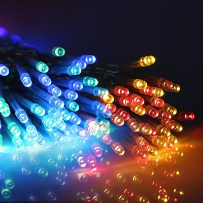 200LED RGB 태양 정원 전구 방수 크리스마스 문자열 조명 야외 IP65 등급