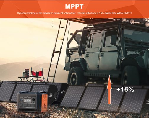 태양전지 휴대전력 발전소 600W 595.2Wh 야외 캠핑 여행 사냥 전력 차단