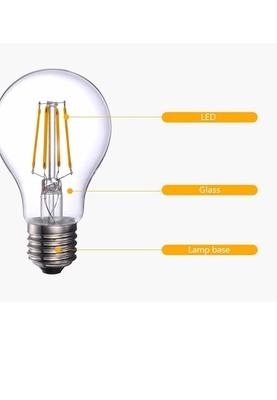 작업 기능 및 장식 조명 필요에 대한 높은 뤼멘 12V 8W E27 A60 에디슨 전구