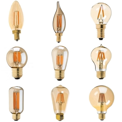 3000-6000K E27 에디슨 램프 LED 필라멘트 램프 220v 필라멘트 A60 에디슨 램프