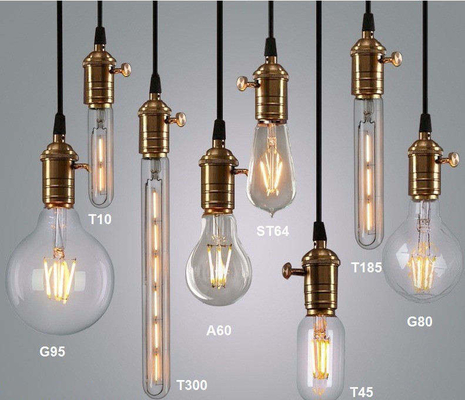 3000-6000K E27 에디슨 램프 LED 필라멘트 램프 220v 필라멘트 A60 에디슨 램프