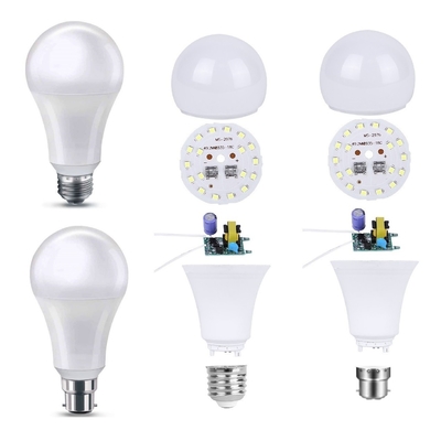 CE Erp E27 7w 15w 12w 9w 고 광도 LED 전구 A60 270도 빔 각도와 Ra80